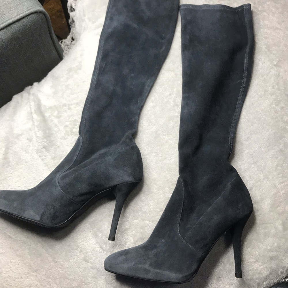 Stuart Weitzman Premier tall Blue boots